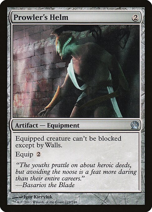 Prowler's Helm - Theros Magic card
