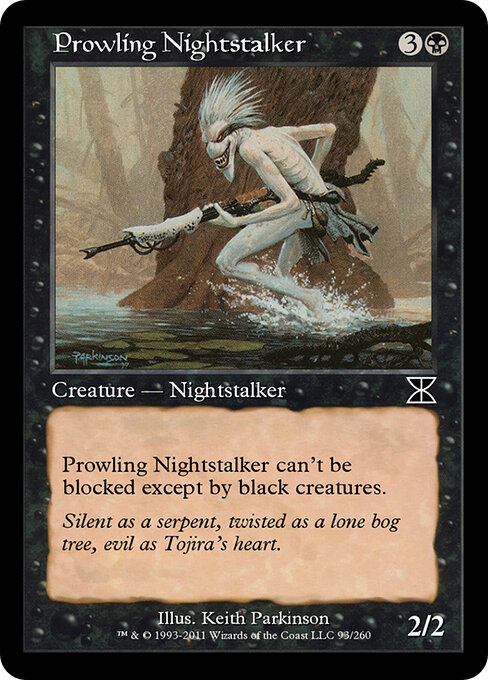 Prowling Nightstalker - Masters Edition IV Magic card
