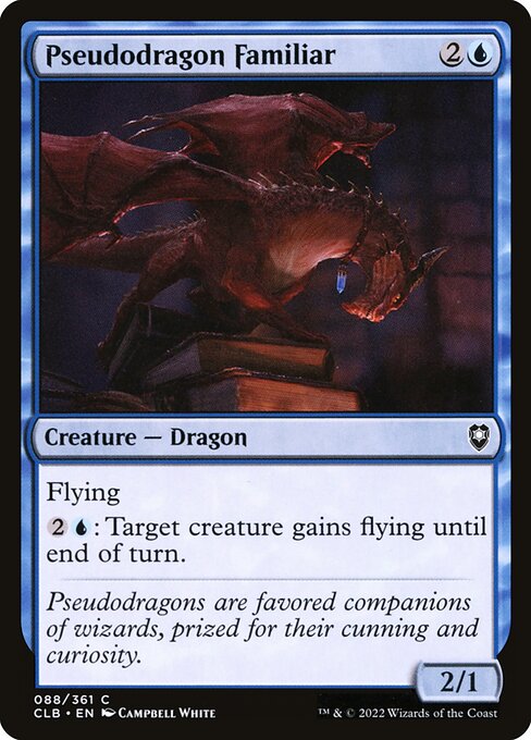 Pseudodragon Familiar - Commander Legends: Battle for Baldur's Gate Magic card