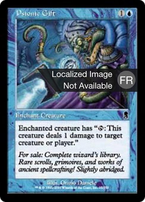霊力 (Psionic Gift) - Odyssey (#95) - Illustrated by Dany Orizio - Magic: The Gathering Card