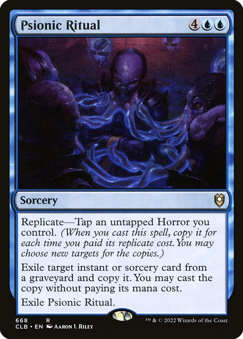 Psionic Ritual - Commander Legends: Battle for Baldur's Gate Magic card