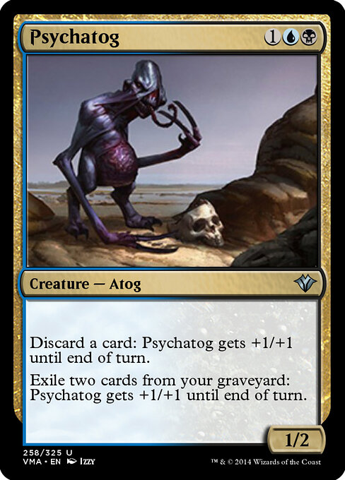 Psychatog - Vintage Masters (#258) - Illustrated by Izzy - Magic: The Gathering Card