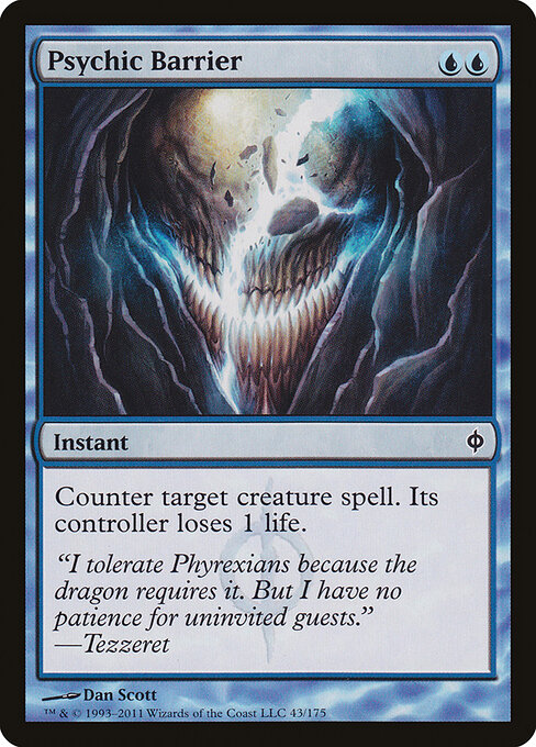 Psychic Barrier - New Phyrexia Magic card
