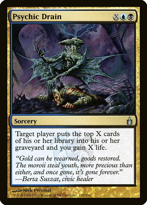 Psychic Drain - Ravnica: City of Guilds Magic card