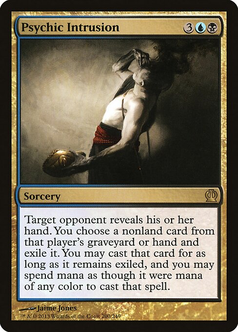 Psychic Intrusion - Theros Magic card