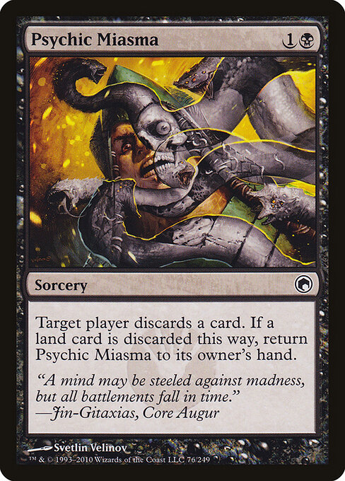 Psychic Miasma - Scars of Mirrodin Magic card