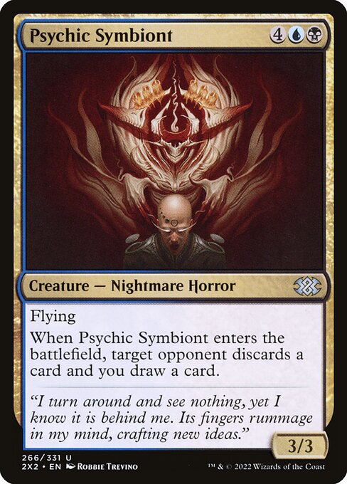 Psychic Symbiont - Double Masters 2022 Magic card