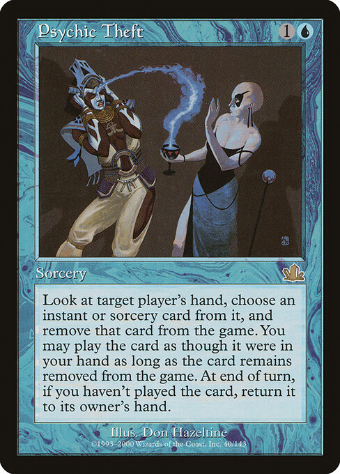 Psychic Theft - Prophecy Magic card
