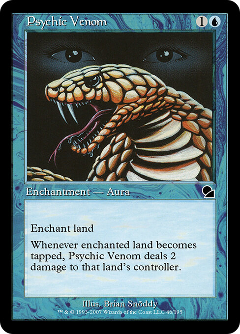 Psychic Venom - Masters Edition Magic card