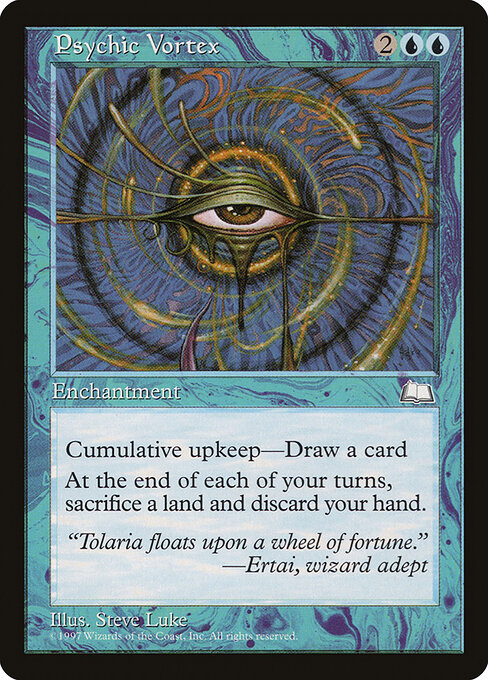 Psychic Vortex - Weatherlight Magic card