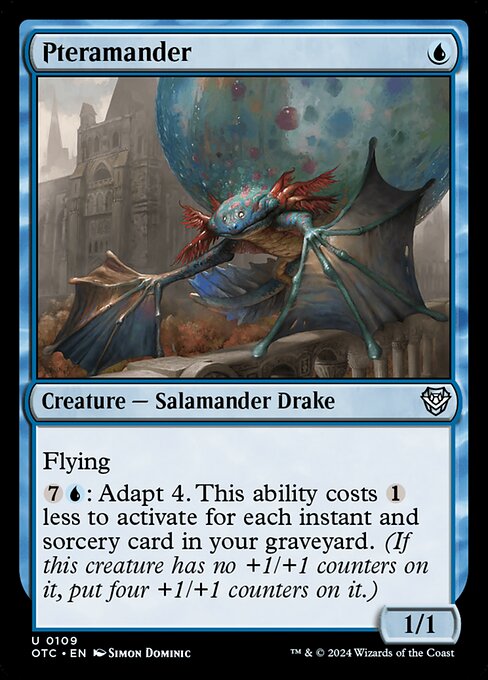 Pteramander - Outlaws of Thunder Junction Commander Magic card