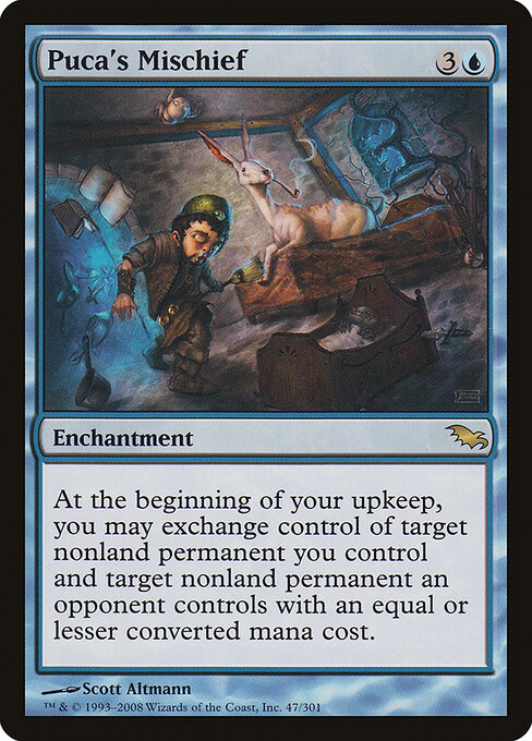 Puca's Mischief - Shadowmoor Magic card