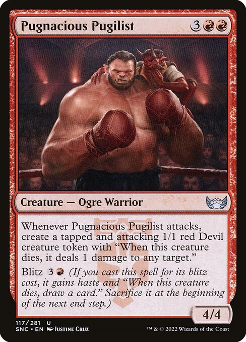 Pugnacious Pugilist - Streets of New Capenna Magic card
