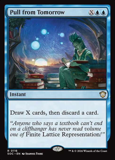 Pull from Tomorrow - Secrets of Strixhaven Commander Magic card