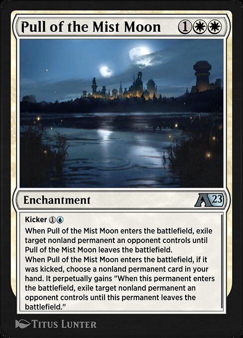 Pull of the Mist Moon - Alchemy: Dominaria (#3) - Illustrated by Titus Lunter - Magic: The Gathering Card