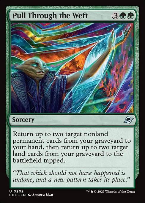 Pull Through the Weft - Edge of Eternities Magic card