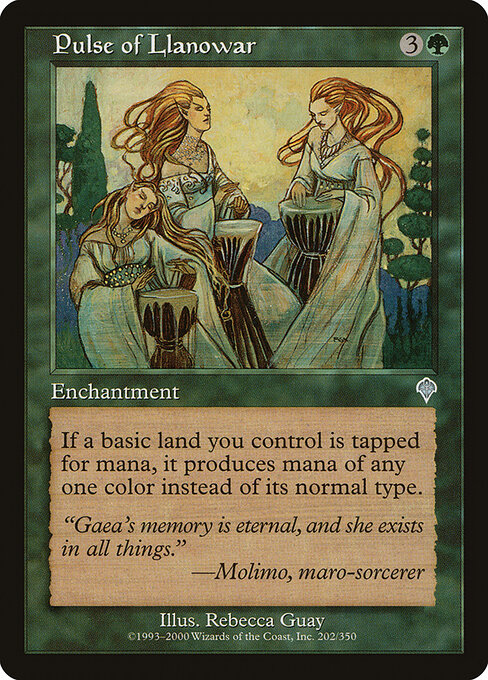 Pulse of Llanowar - Invasion Magic card