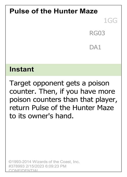 Pulse of the Hunter Maze - Unknown Event Magic card