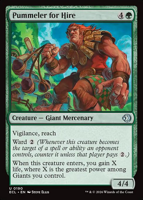 Pummeler for Hire - Lorwyn Eclipsed Magic card
