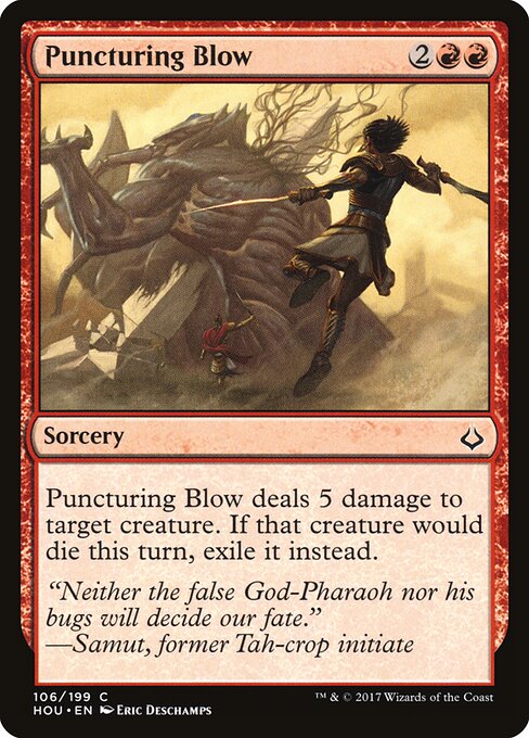 Puncturing Blow - Hour of Devastation Magic card