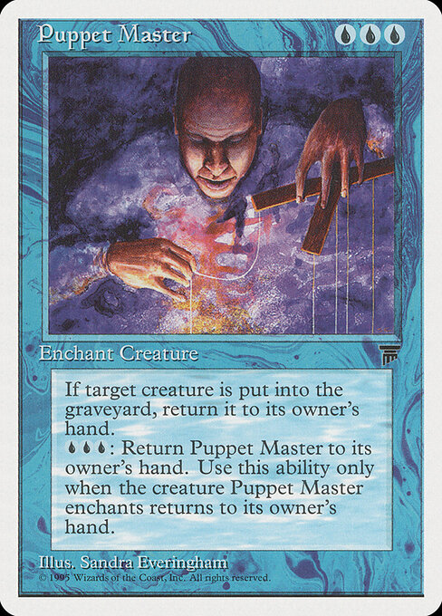 Puppet Master - Chronicles (#23) - Illustrated by Sandra Everingham - Magic: The Gathering Card