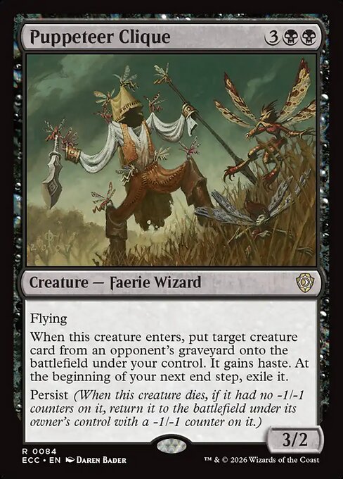 Puppeteer Clique - Lorwyn Eclipsed Commander Magic card