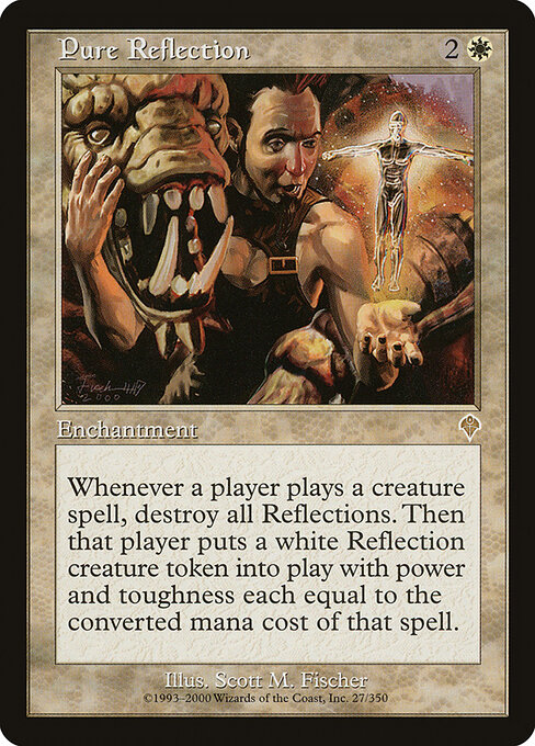 Pure Reflection - Invasion (#27) - Illustrated by Scott M. Fischer - Magic: The Gathering Card