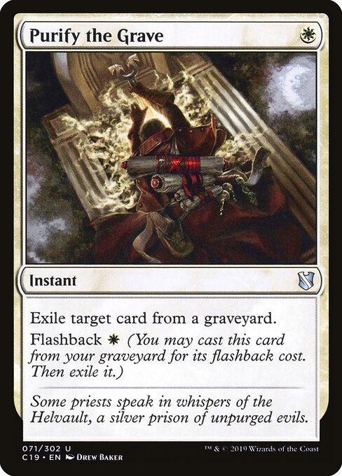 Purify the Grave - Commander 2019 Magic card