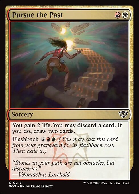 Pursue the Past - Secrets of Strixhaven Magic card