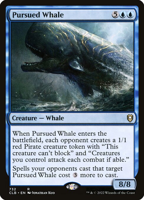 Pursued Whale - Commander Legends: Battle for Baldur's Gate Magic card