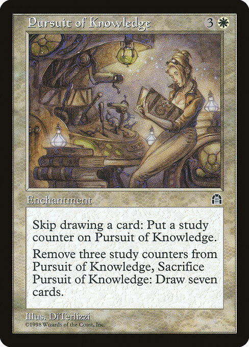 Pursuit of Knowledge - Stronghold Magic card