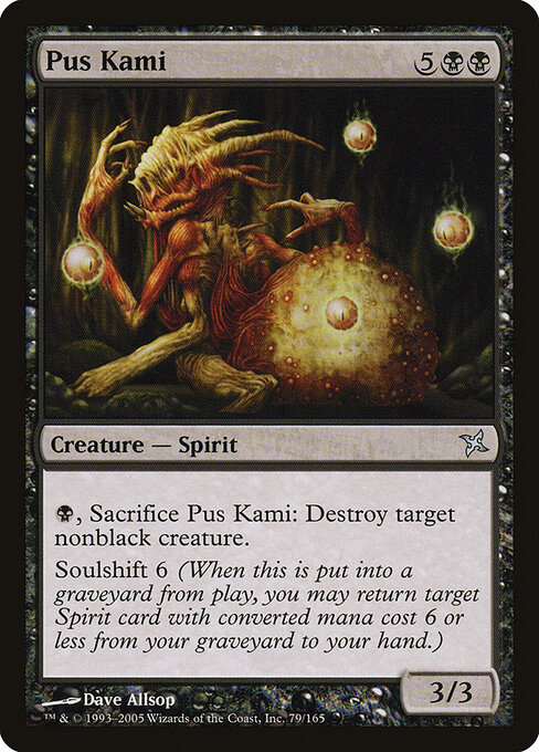 Pus Kami - Betrayers of Kamigawa Magic card