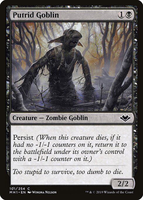 Putrid Goblin - Modern Horizons Magic card