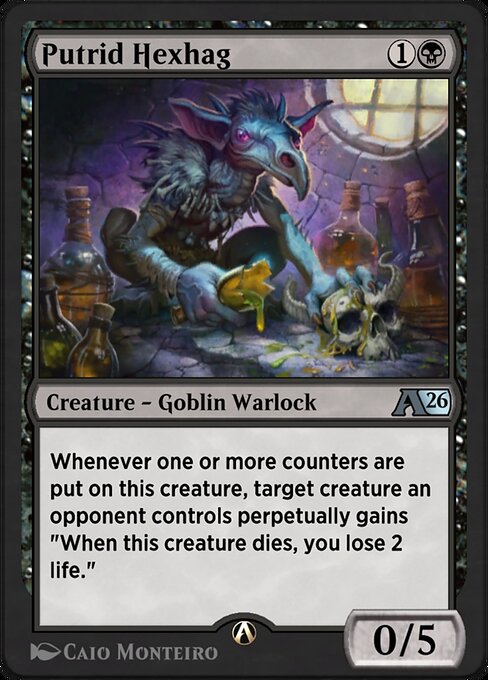Putrid Hexhag - Alchemy: Lorwyn Eclipsed (#10) - Illustrated by Caio Monteiro - Magic: The Gathering Card