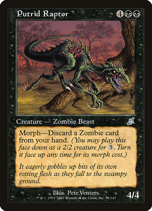 Putrid Raptor - Scourge Magic card