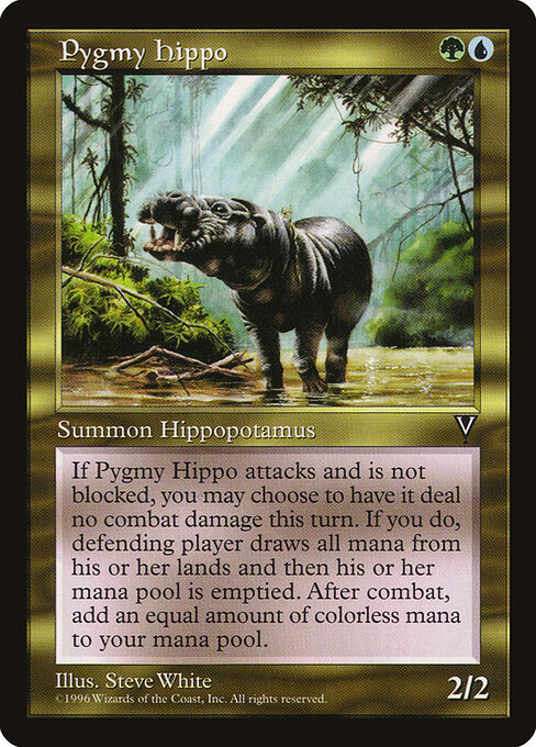 Pygmy Hippo - Visions Magic card