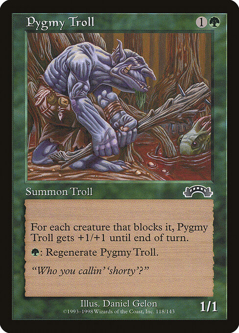 Pygmy Troll - Exodus Magic card