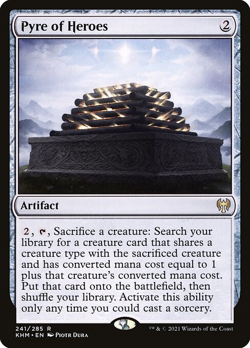 Pyre of Heroes - Kaldheim Magic card