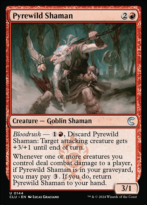 Pyrewild Shaman - Ravnica: Clue Edition Magic card
