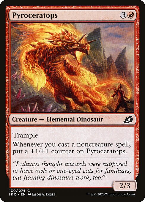 Pyroceratops - Ikoria: Lair of Behemoths Magic card