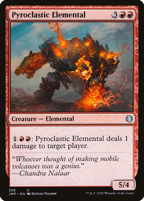 Pyroclastic Elemental - Jumpstart Magic card