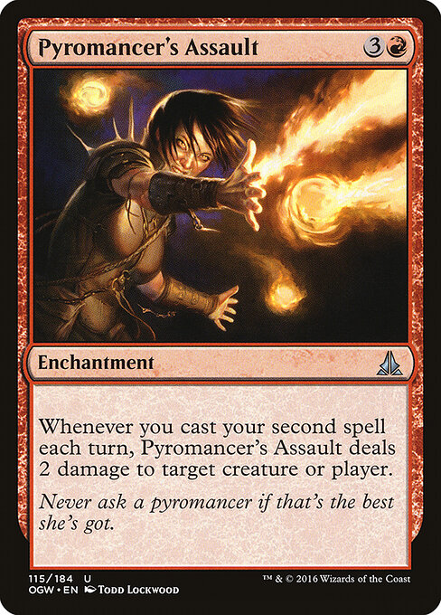 Pyromancer's Assault - Oath of the Gatewatch Magic card