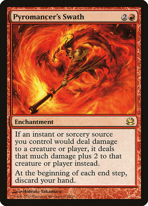 Pyromancer's Swath - Modern Masters Magic card