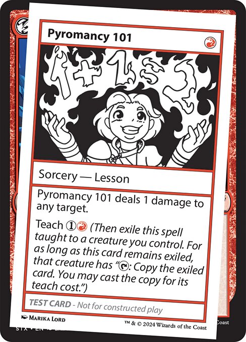 Pyromancy 101 - Mystery Booster 2 (#566) - Illustrated by Marika Lord - Magic: The Gathering Card