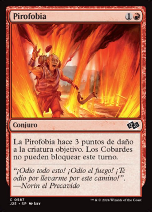 불공포증 (Pyrophobia) - Modern Horizons (#141) - Illustrated by Izzy - Magic: The Gathering Card
