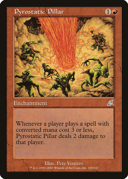 Pyrostatic Pillar - Scourge Magic card