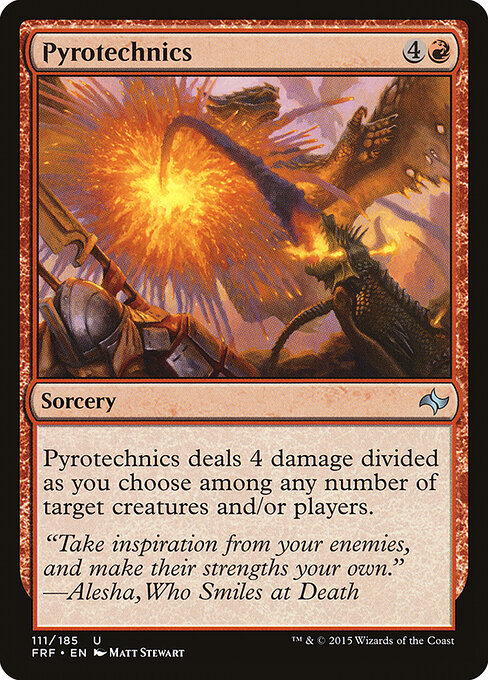 Pyrotechnics - Fate Reforged Magic card