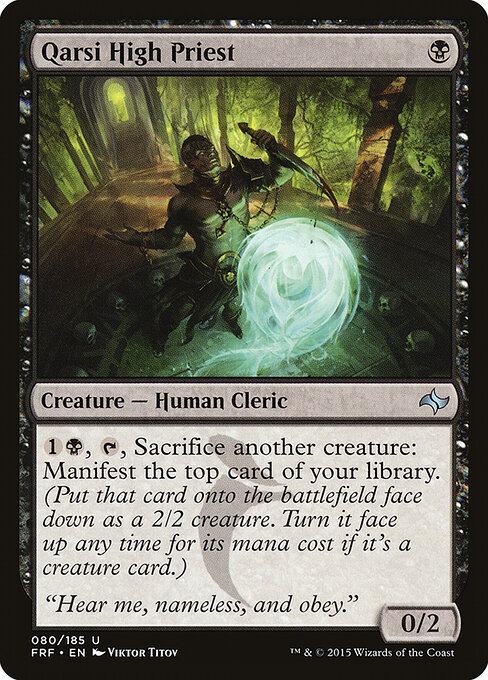 Qarsi High Priest - Fate Reforged Magic card