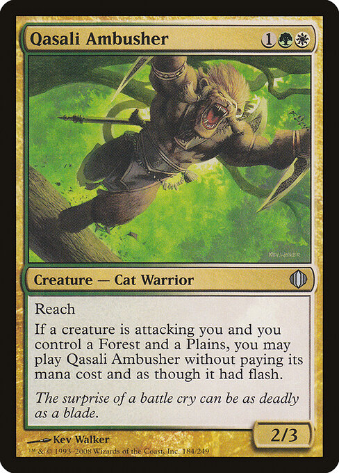 Qasali Ambusher - Shards of Alara Magic card