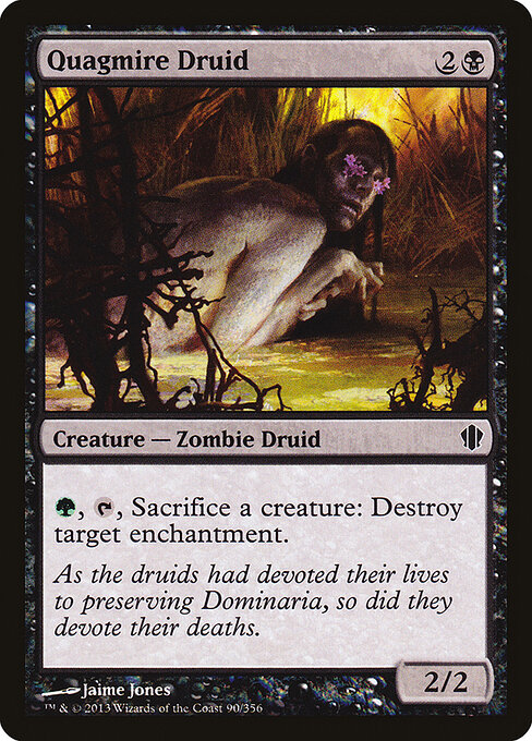 Quagmire Druid - Commander 2013 (#90) - Illustrated by Jaime Jones - Magic: The Gathering Card